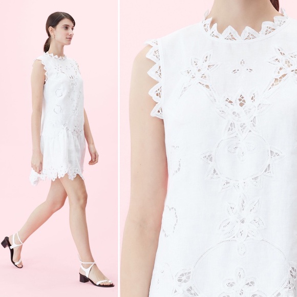 Rebecca Taylor Dresses & Skirts - Rebecca Taylor Terri Embroidered Lace Dress